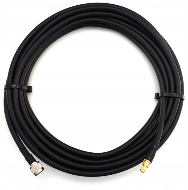 Rangeful SMA Male to N Male 1m Flexible Coaxial Cable — LMR400 UF UltraFlex equivalent HF400-NM-SM-1