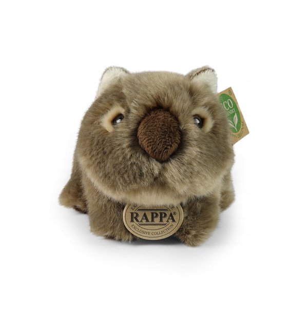 Rappa - Pluszowa realistyczna maskotka Wombat 20 cm Eco-Friendly