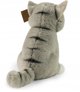 Rappa Μαλακή ρεαλιστική μασκότ γάτας γκρι 23 cm Eco-Friendly Soft Collection