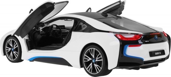 Rastar BMW i8 λευκό RASTAR μοντέλο 1:14 Τηλεκατευθυνόμενο αυτοκίνητο + τηλεχειριστήριο 2,4 GHz