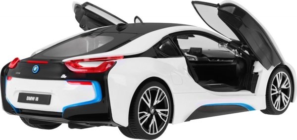 Rastar BMW i8 λευκό RASTAR μοντέλο 1:14 Τηλεκατευθυνόμενο αυτοκίνητο + τηλεχειριστήριο 2,4 GHz