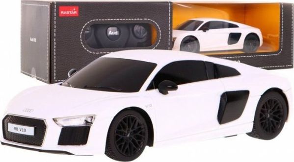 Rastar Αυτοκίνητο R/C Audi R8 Λευκό 1:24