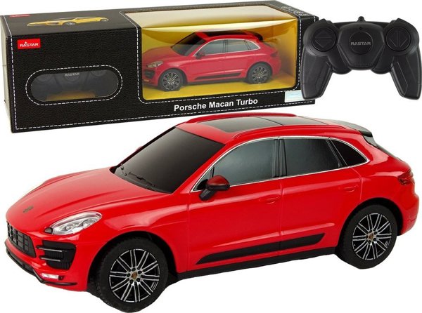 Rastar Αυτοκίνητο R/C Porsche Macan Turbo 1:24 Rastar Κόκκινο