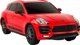 Rastar Αυτοκίνητο R/C Porsche Macan Turbo 1:24 Rastar Κόκκινο