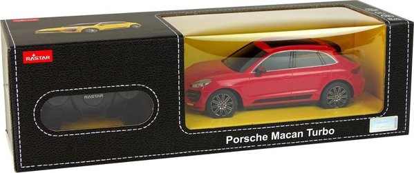 Rastar Αυτοκίνητο R/C Porsche Macan Turbo 1:24 Rastar Κόκκινο