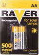 Επαναφορτιζόμενες Μπαταρίες Raver AA R6 600mAh, 2 Τεμάχια