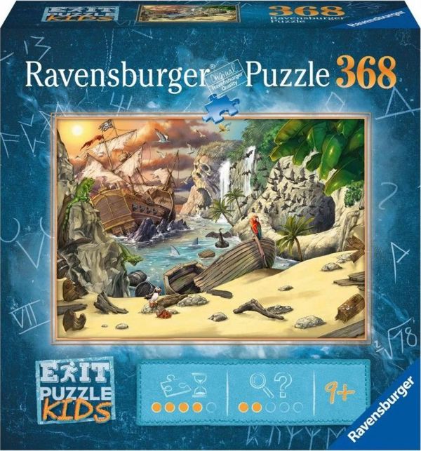 Ravensburger Παζλ 368 Κομμάτια - Έξοδος Πειρατές, Εκπαιδευτικό Παιχνίδι για Παιδιά και Ενήλικες