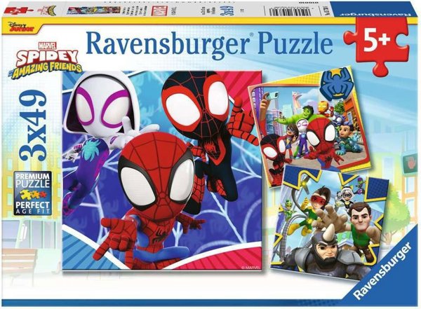 Ravensburger Puzzle Spidey 3x49 κομμάτια