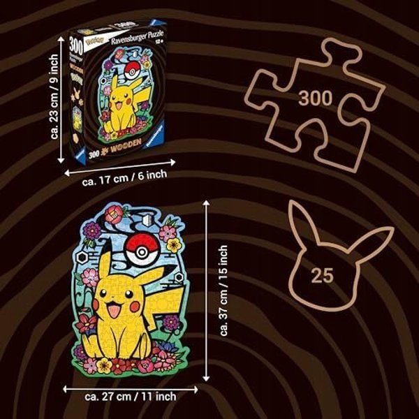 Ravensburger Puzzle Pokémon Pikachu, 300 Κομμάτια
