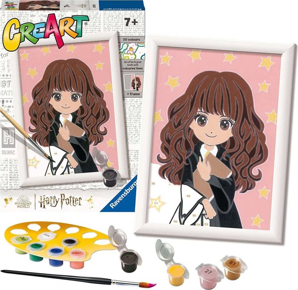 Ravensburger CreArt Ζωγραφική με Αριθμούς Χάρι Πότερ Ερμιόνη με Κορνίζα