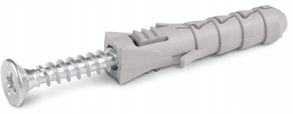 Rawlplug Δομικό Βύσμα Φ8 με Βίδα 4,0x60mm Σταυρωτή