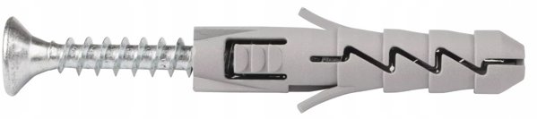 Rawlplug Δομικό Βύσμα Φ8 με Βίδα 4,0x60mm Σταυρωτή