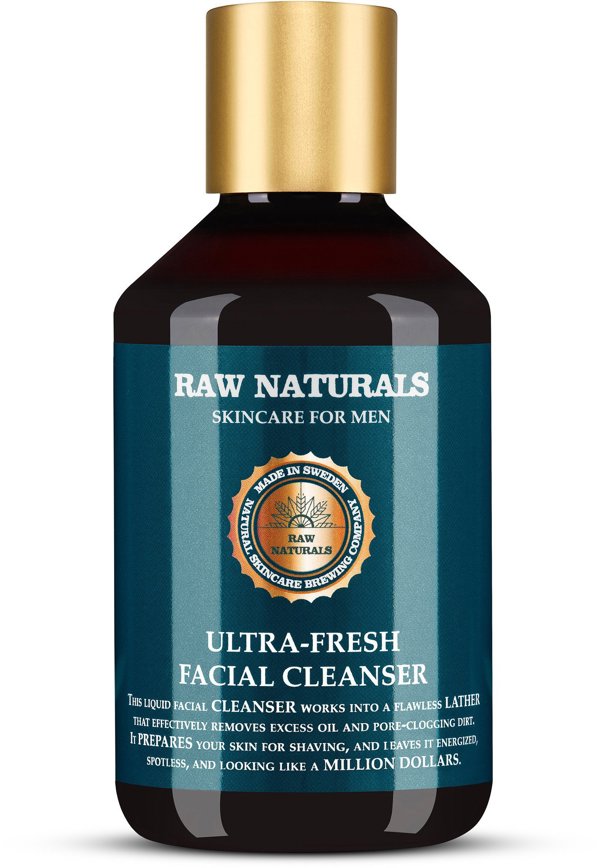 Dermalogica Raw Naturals Ultra-Fresh Facial Cleanser Energizing Cleansing Gel For Face 250 ml For Men