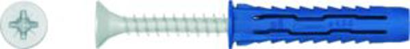 Rawlplug Πλαστικός Πείρος Univers 4ALL ø 8x65mm με Βίδα 5,0x80mm 50 τεμ.