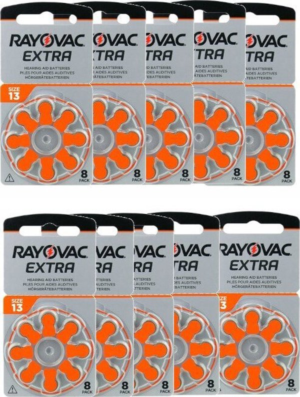 Rayovac Rayovac Extra elementai klausos aparatams PR48 13, 80 vnt.