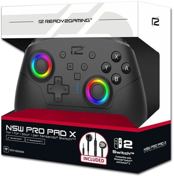 ready2gaming Nintendo Switch 2 Game Pro X 2 Black