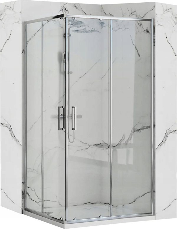 REA-K0867 / REA / PUNTO / KABINA 90X90X190 KWADRAT CHROM  /
