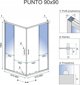 REA-K0867 / REA / PUNTO / KABINA 90X90X190 KWADRAT CHROM  /