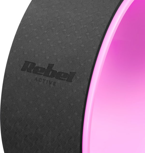 Rebel Τροχός γιόγκα Dharma, μαύρο-μωβ, REBEL ACTIVE