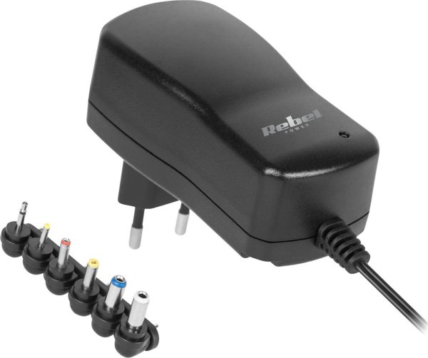 Rebel Zasilacz impulsowy stabilizowany z regulacja 12V 1500mA