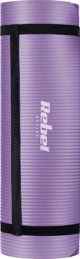 Rebel Στρώμα προπόνησης RBA-3150 183 cm x 61 cm x 1 cm μοβ