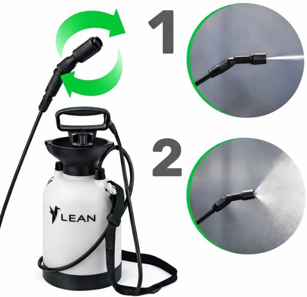 Χειροκίνητο Ψεκαστήρι Πίεσης LEAN 3L για Πότισμα και Λίπανση