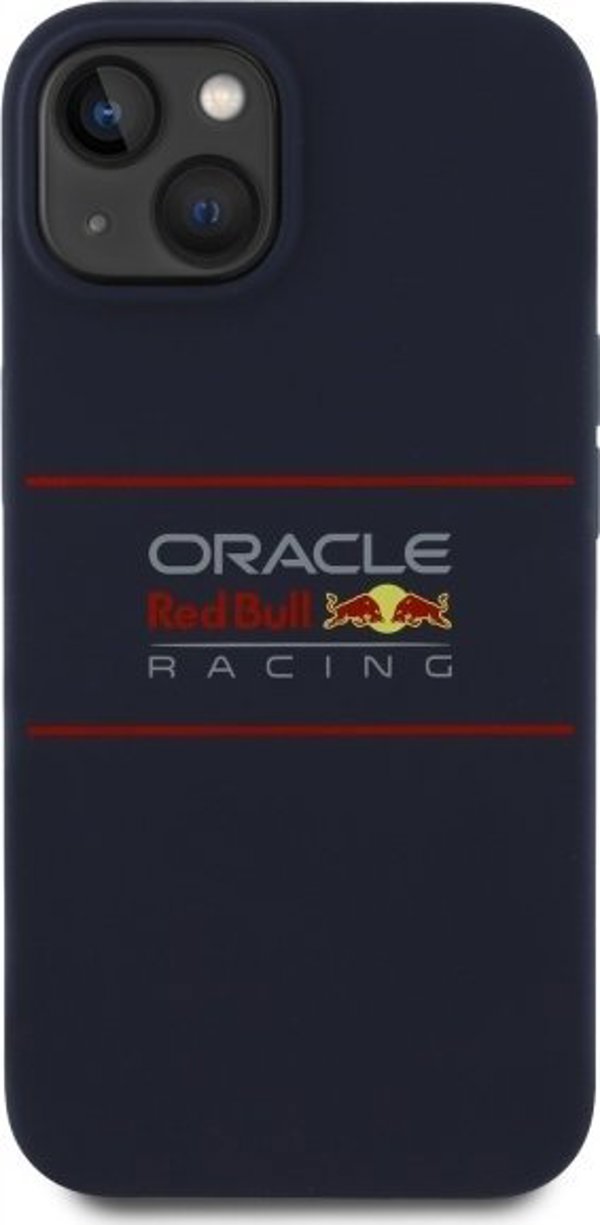 Red Bull RBHMP15S24SIHSRV iPhone 15 6.1" Σκληρή Θήκη Ναυτικό Σιλικόνης Οριζόντιο Λογότυπο MagSafe