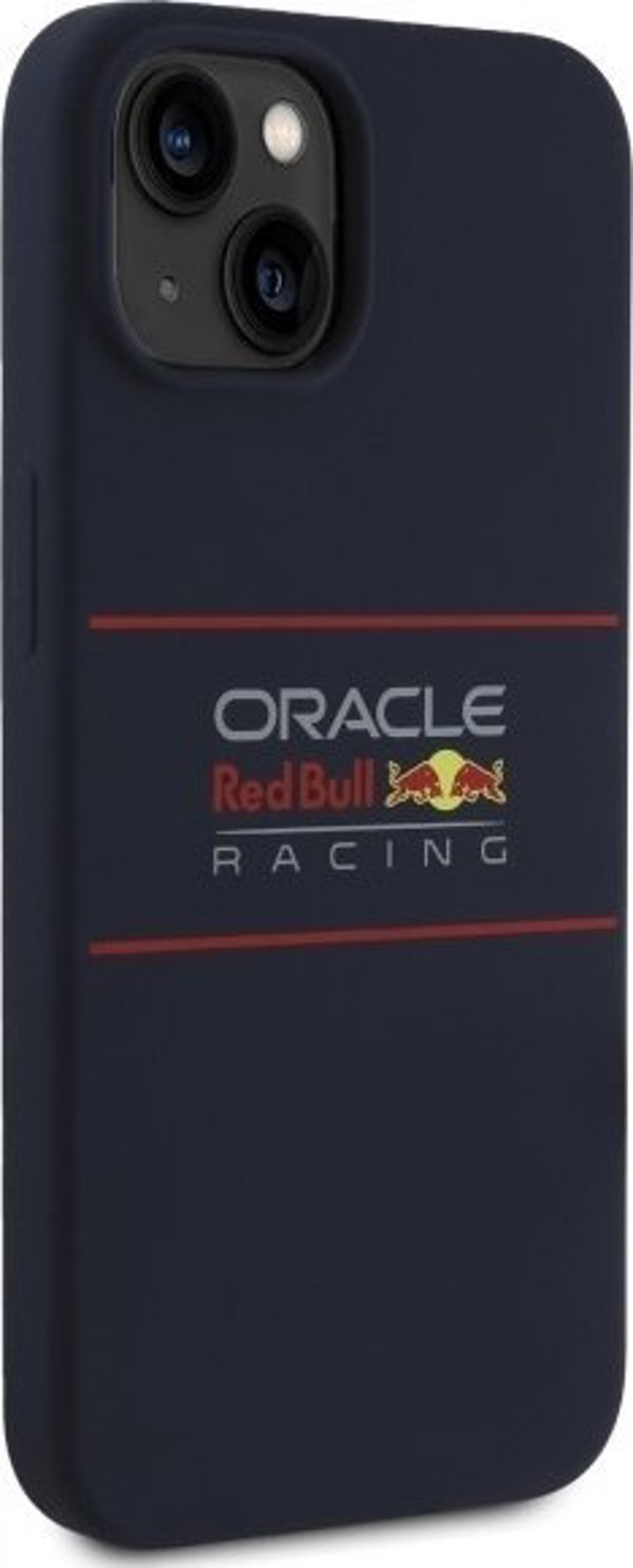 Red Bull RBHMP15S24SIHSRV iPhone 15 6.1" Σκληρή Θήκη Ναυτικό Σιλικόνης Οριζόντιο Λογότυπο MagSafe