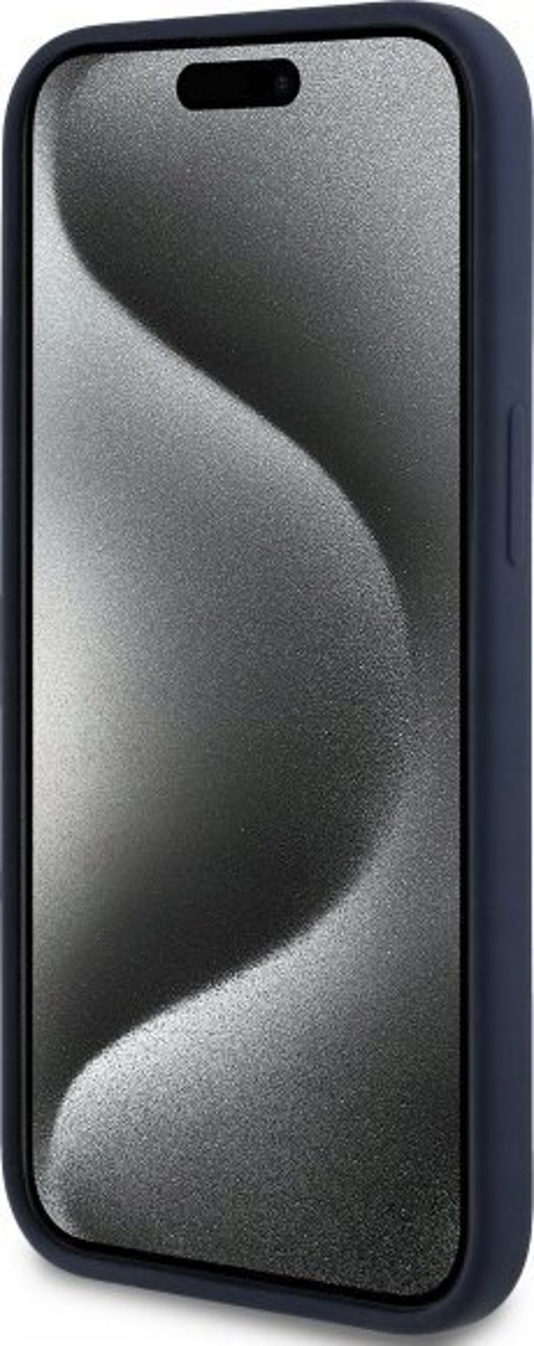 Red Bull RBHMP15S24SIILVR iPhone 15 6.1" Σκληρή Θήκη Ναυτικό Σιλικόνη Κόκκινο Δαχτυλίδι MagSafe