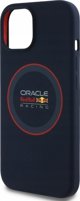 Red Bull RBHMP15S24SIILVR iPhone 15 6.1" Σκληρή Θήκη Ναυτικό Σιλικόνη Κόκκινο Δαχτυλίδι MagSafe