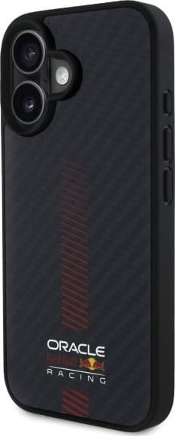 Θήκη Red Bull Power Bar MagSafe για iPhone 16 Plus 6.7", Carbon Fiber, Μαύρη