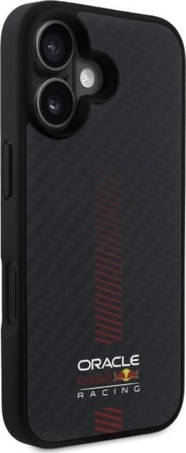 Θήκη Red Bull Power Bar MagSafe για iPhone 16 Plus 6.7", Carbon Fiber, Μαύρη