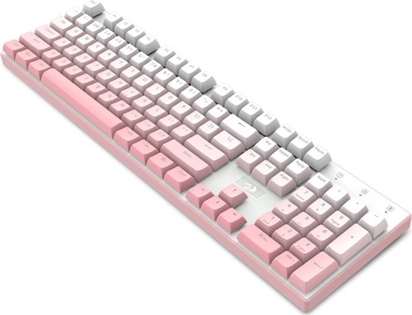 Redragon Ombre A139 Keycaps, Σετ 131 Πλήκτρων για Μηχανικό Πληκτρολόγιο, Ροζ Χρώμα