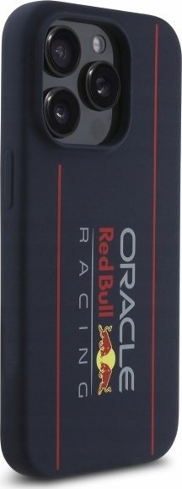 Red Bull RBHMP15L24SIOLRV iPhone 15 Pro 6.1" Σκληρή Θήκη Ναυτικό Σιλικόνης Κάθετο Λογότυπο MagSafe