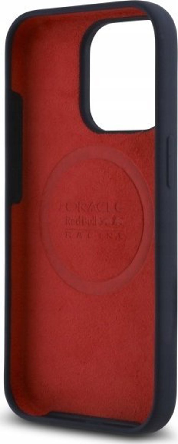Red Bull RBHMP15L24SIOLRV iPhone 15 Pro 6.1" Σκληρή Θήκη Ναυτικό Σιλικόνης Κάθετο Λογότυπο MagSafe