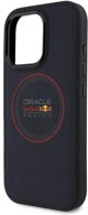 Red Bull RBHMP16L24PUILVR iPhone 16 Pro  6.3" hardcase granatowy/navy Leather Red Ring MagSafe