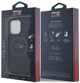 Red Bull RBHMP16L24PUILVR iPhone 16 Pro  6.3" hardcase granatowy/navy Leather Red Ring MagSafe