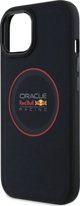 Red Bull RBHMP15S24PUILVR iPhone 15 6.1" σκληρή θήκη μπλε ναυτικό/ναυτικό Δερμάτινο Κόκκινο Δαχτυλίδι MagSafe