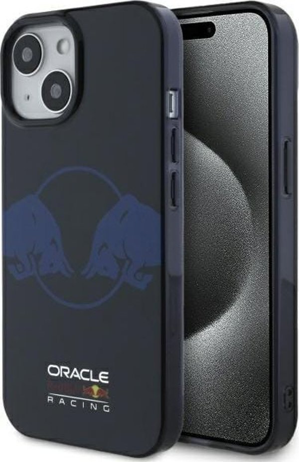 Red Bull RBHMP15S24HIDBV iPhone 15 6.1" σκληρή θήκη navy blue/navy IML Two Bulls MagSafe