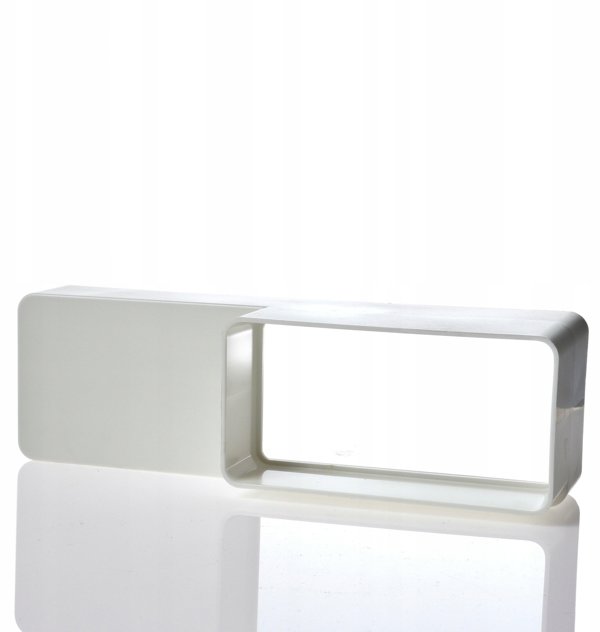 Ρυθμιστής διατομής σωληνώσεων 204x60mm σε 110x55mm λευκός KP55-60