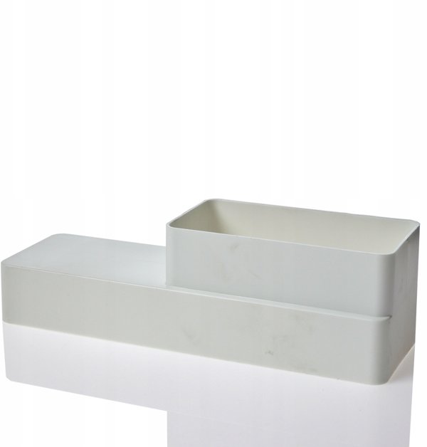 Ρυθμιστής διατομής σωληνώσεων 204x60mm σε 110x55mm λευκός KP55-60