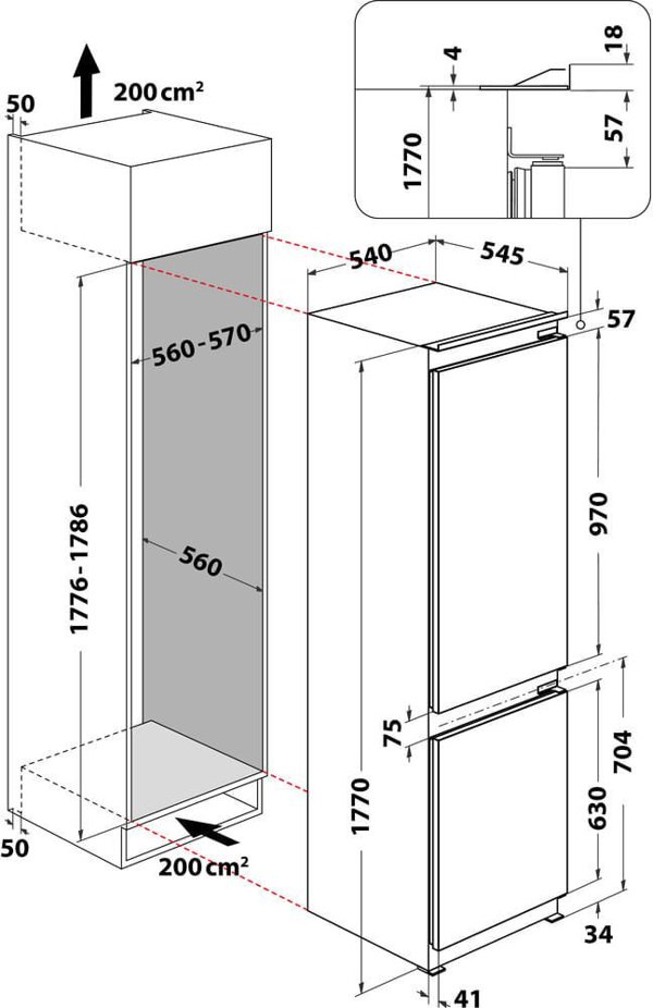 REFRIGERATOR BI WHC18D011B1 WHP