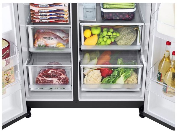 REFRIGERATOR SBS GSLV71MCTE LG