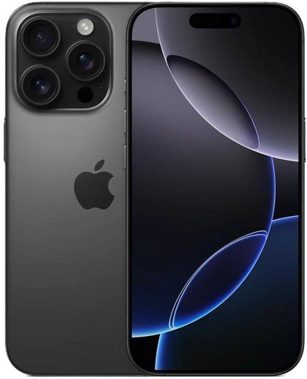 REFURB. PHONE IPHONE 16 PRO/128GB BLACK GR.B APPLE RENEWED