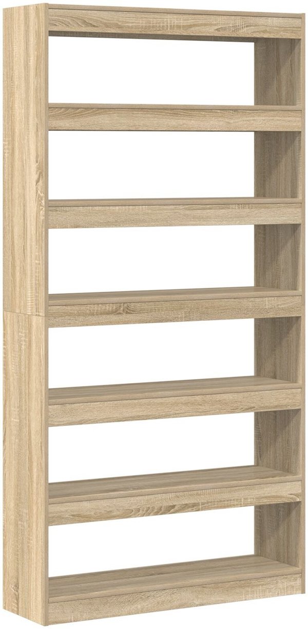 vidaXL Ράφι Sonoma Oak από ξύλινο σύνθετο υλικό, 100x30x198 εκ