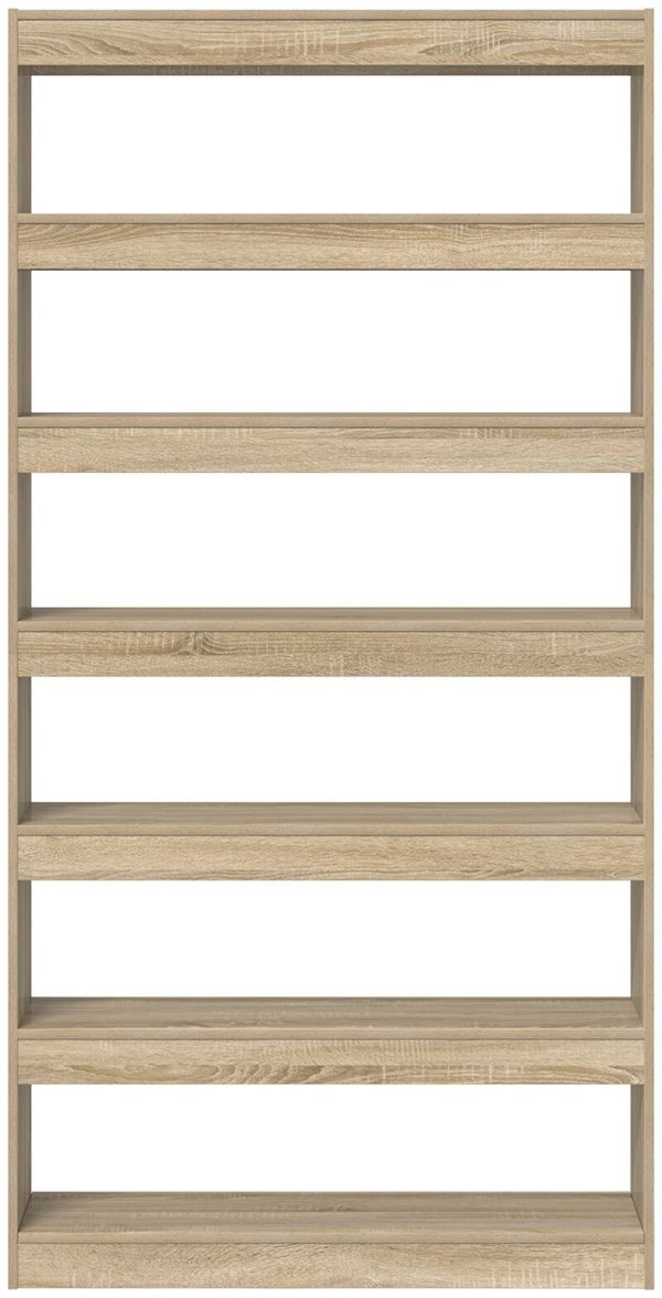 vidaXL Ράφι Sonoma Oak από ξύλινο σύνθετο υλικό, 100x30x198 εκ