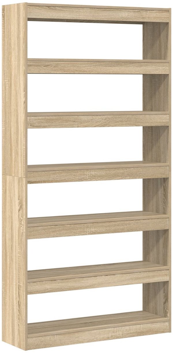 vidaXL Ράφι Sonoma Oak από ξύλινο σύνθετο υλικό, 100x30x198 εκ
