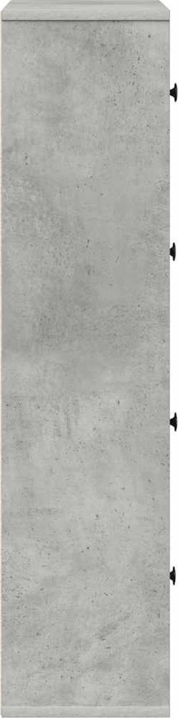 vidaXL Ράφι Τοίχου 60x24x101,5 cm, Απόχρωση Τσιμέντου, από Συνθετικό Ξύλο