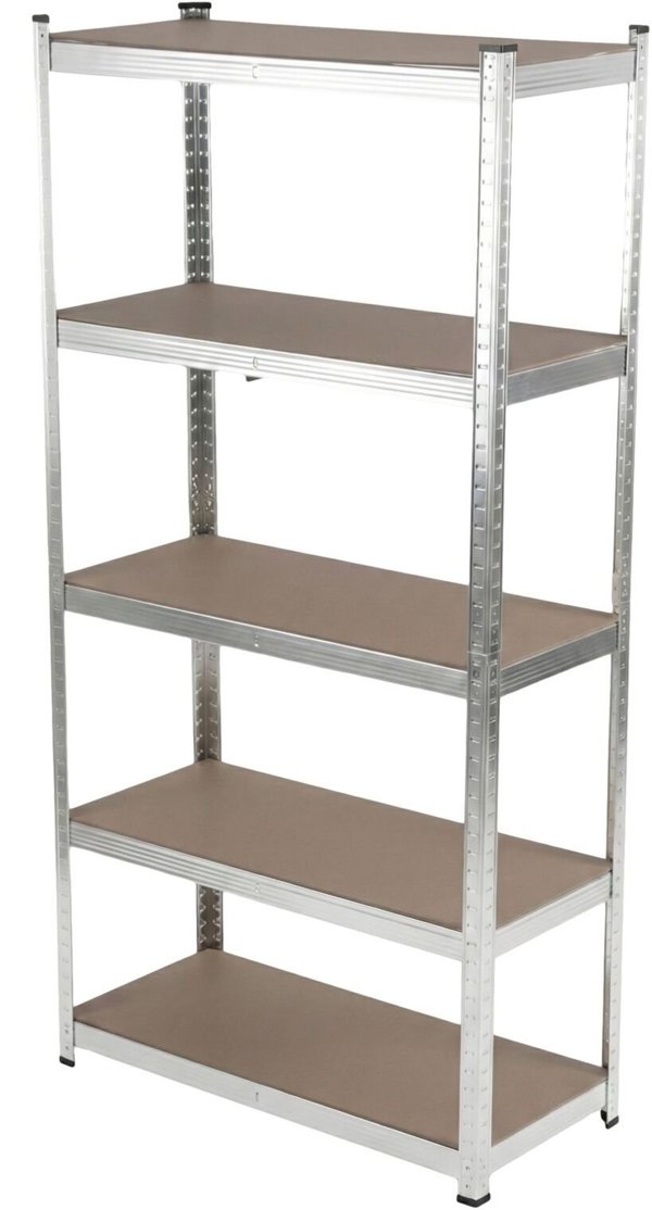 Ραφιέρα μεταλλική premium 5 ραφιών 180×90×40, 265kg, γαλβανιζέ