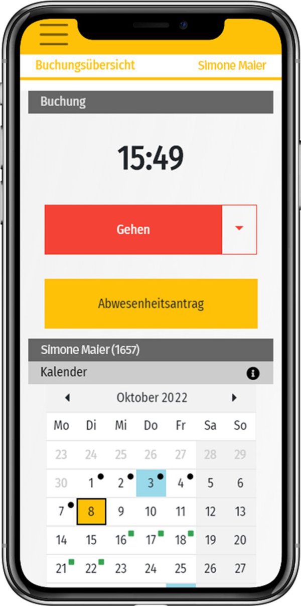 REINERSCT timeCard 10 Zeiterfassung Jahreslizenz fuer 50 Mitarbeiter